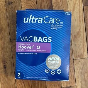 ultraCare Blue HEPA Vacuum Bags for Hoover Q Uprights